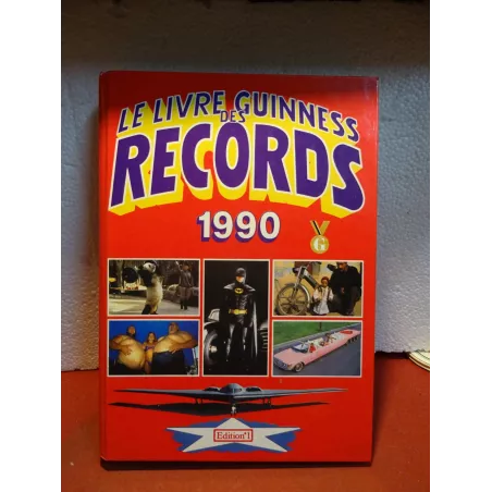 LIVRE GUINNESS DES RECORDS 1990