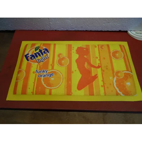 TAPIS DE BAR  FANTA LIGHT 44CM X25CM