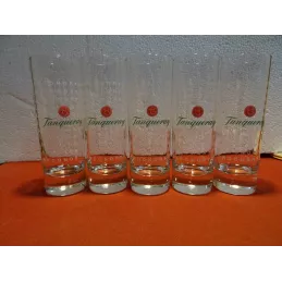 5 VERRES  GIN TANQUERAY...