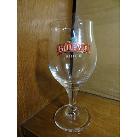 1 VERRE BELLEVUE KRIEK 25CL HT.16.50CM