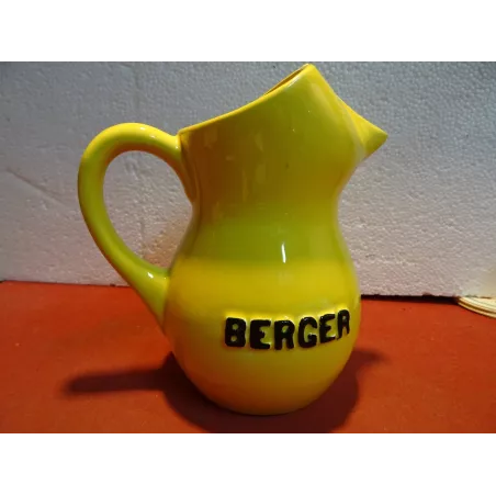 PICHET BERGER 1 LITRE  JAUNE/ORANGE HT. 20.00CM