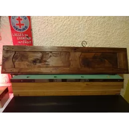 PORTE D'HORLOGE  EN NOYER 128CM X28.50CM