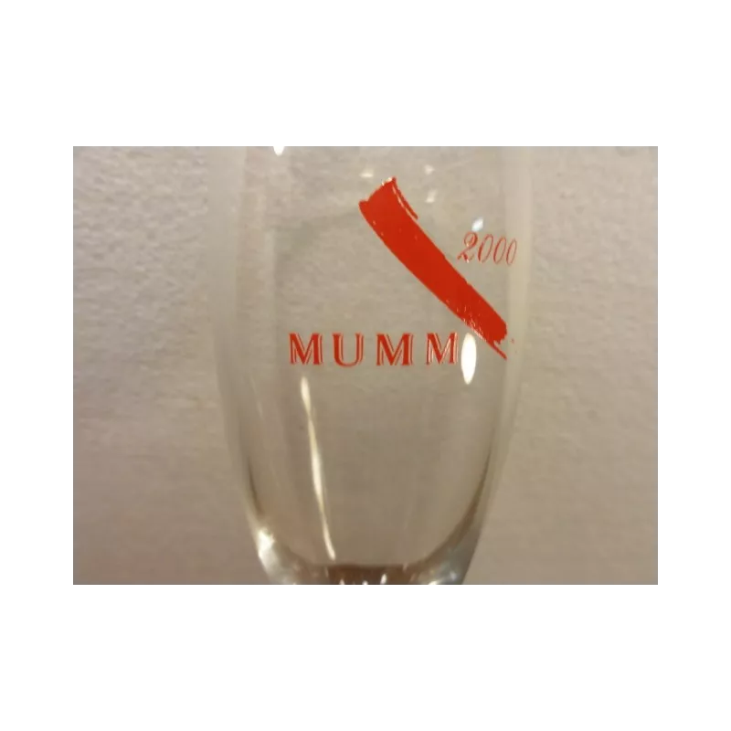 2 FLUTES CHAMPAGNE MUMM 2000 10CL Tigrebock