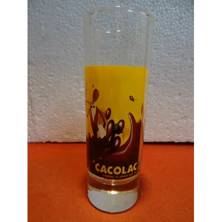 6 VERRES CACOLAC  TUBO 22CL HT 15.20CM