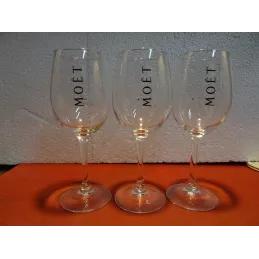 3 VERRES MOET HT .20.20CM