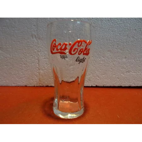 6 VERRES COCA-COLA LIGHT 25CL HT.13.20CM