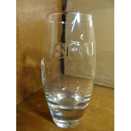 6 VERRES  BRU  ( eau) 25CL HT. 13.50CM