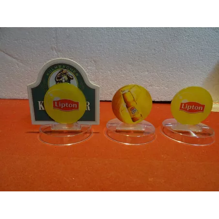 3 PRESENTOIRS  LIPTON