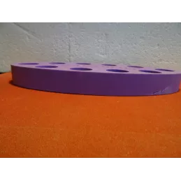 PLATEAU CHARTREUSE EN MOUSSE  POUR 10 VERRES