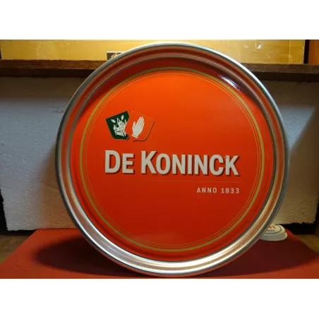 PLATEAU DE KONINCK EN TOLE  DIAMETRE 41CM