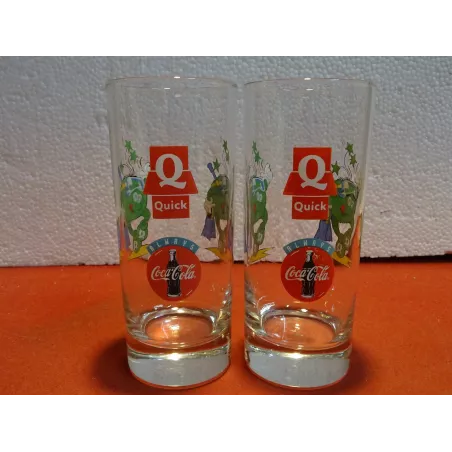 2 VERRES COCA-COLA ALWAYS HT 14.50CM