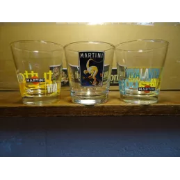 3 VERRES MARTINI COLLECTOR...