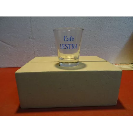 6 VERRES A CAFE LESTRA  HT 7CM