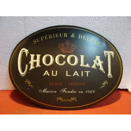 TOLE CHOCOLAT  AU LAIT  32CM X23CM