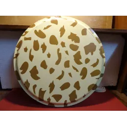 PLATEAU EN RESINE OCCASION DIAMETRE 44CM