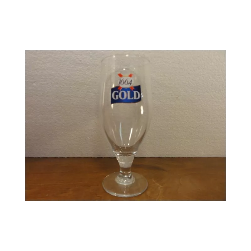 6 VERRES 1664 GOLD 25 CL 