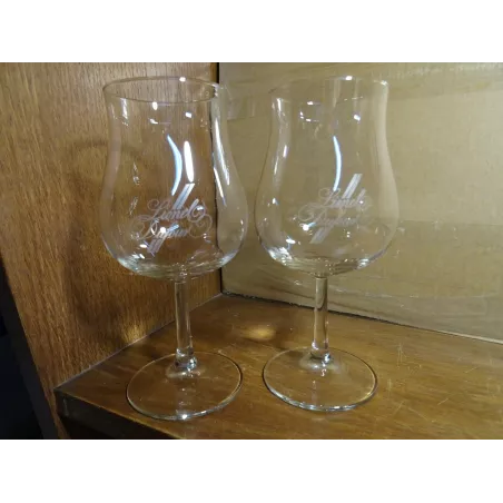 2 VERRES LIONEL DUFOUR 30CL HT 17CM