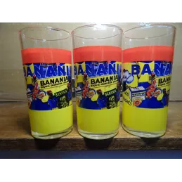 3 VERRES BANANIA  HT 12.50CM