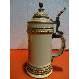 CHOPE EN GRE 25CL AVEC SON COUVERCLE HT 17CM