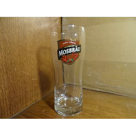 6 VERRES MOSBRAU 25CL AMBRE HT 15.20CM