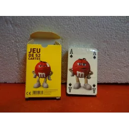 1 JEU DE 52 CARTES M&M'S