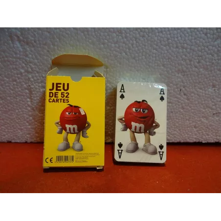 1 JEU DE 52 CARTES M&M'S