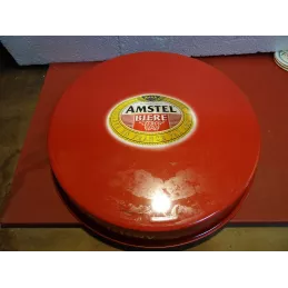 PLATEAU AMSTEL EN TOLE DIAMETRE 35CM REBORD 5CM