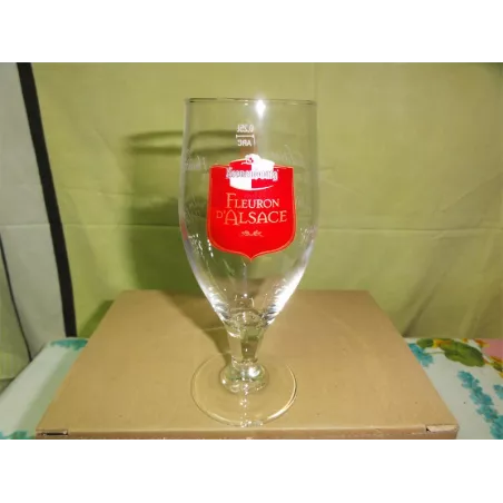 1 BOITE DE 6 VERRES KRONENBOURG  FLEURON  25CL 