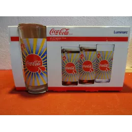 3 VERRES COCA-COLA 30CL HT...