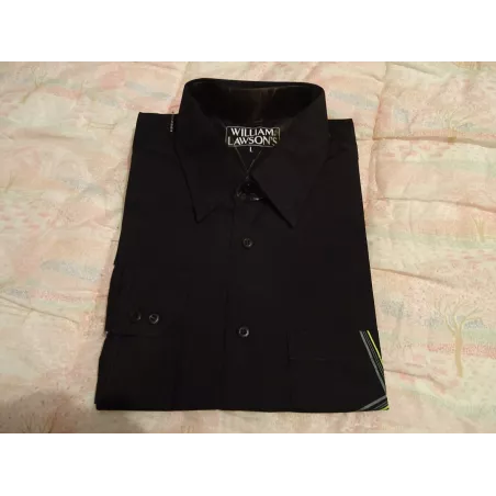 CHEMISE WILLIAM LAWSON'SNOIRE TAILLE L