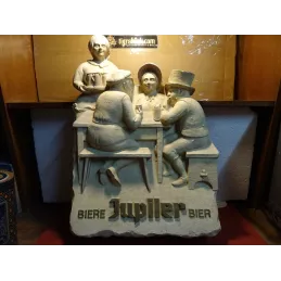 BIERE JUPILER EN RESINE 55CM X40CM X8CM