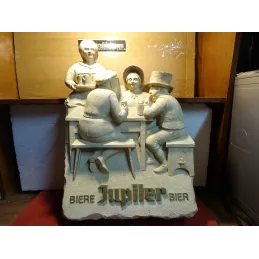 BIERE JUPILER EN RESINE 55CM X40CM X8CM
