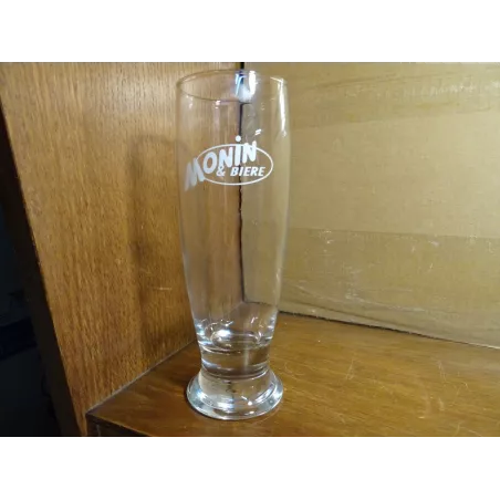 6 VERRES MONIN & BIERE  25CL HT 18CM