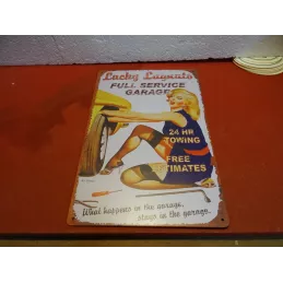 TOLE LUCKY FULL SERVICE  GARAGE  30CM X20CM