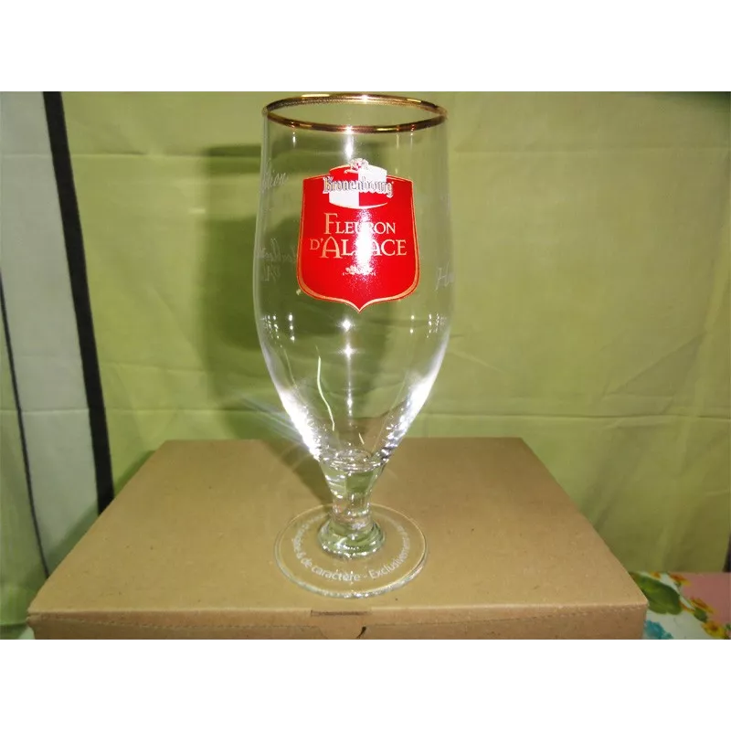 1 BOITE DE 6 VERRES KRONENBOUR FLEURON 50 CL 