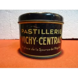 BOITE SUCRE D'ORGE VICHY  CENTRAL HT 8CM DIAMETRE 10.50CM