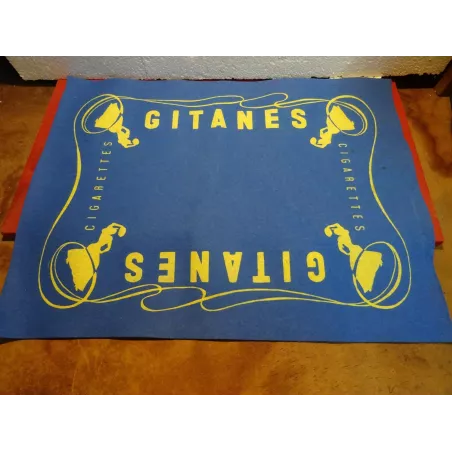 TAPIS  GITANES  EN FEUTRINE  58CM X45CM