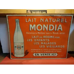 TOLE LAIT NATUREL  MONDIA  49CM X36CM