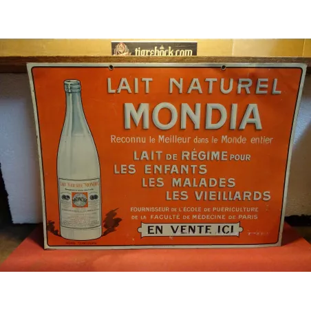 TOLE LAIT NATUREL  MONDIA  49CM X36CM