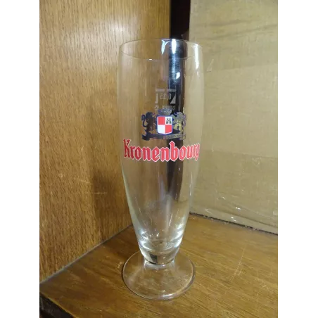 VERRE KRONENBOURG 25CL  EXPORT HT 17.50CM