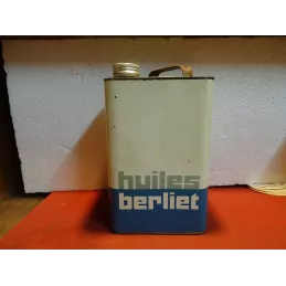BIDON HUILE BERLIET  5 LITRES  HT 25CM