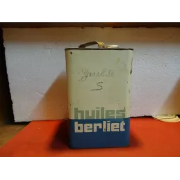 BIDON HUILE BERLIET  5 LITRES  HT 25CM