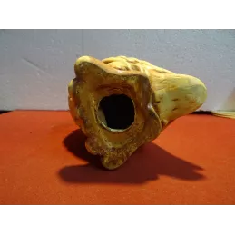 CHOUETTE EN TERRE CUITE  9CM X13CM