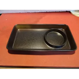 PLATEAU  DUVEL EN CERAMIQUE  28.50CM X15.50CM