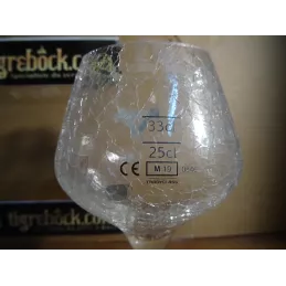 4 VERRES BUSH  25/33CL HT 19CM