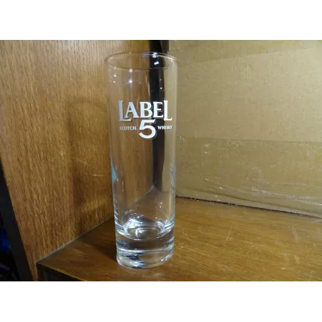 6 VERRES LABEL5 22CL HT.15.20CM