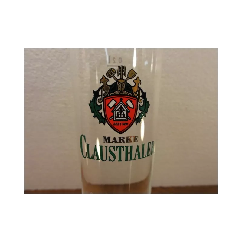 1 VERRE  MARKE CLAUSTALER 20 CL 