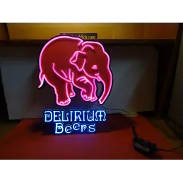 ENSEIGNE LUMINEUSE  DELIRIUM  40CM X30CM