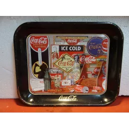 PLATEAU COCA-COLA  ANNEE 1982  33CM X26CM