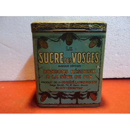 BOITE SUCRE DES VOSGES  12.50CM X9CM X15CM